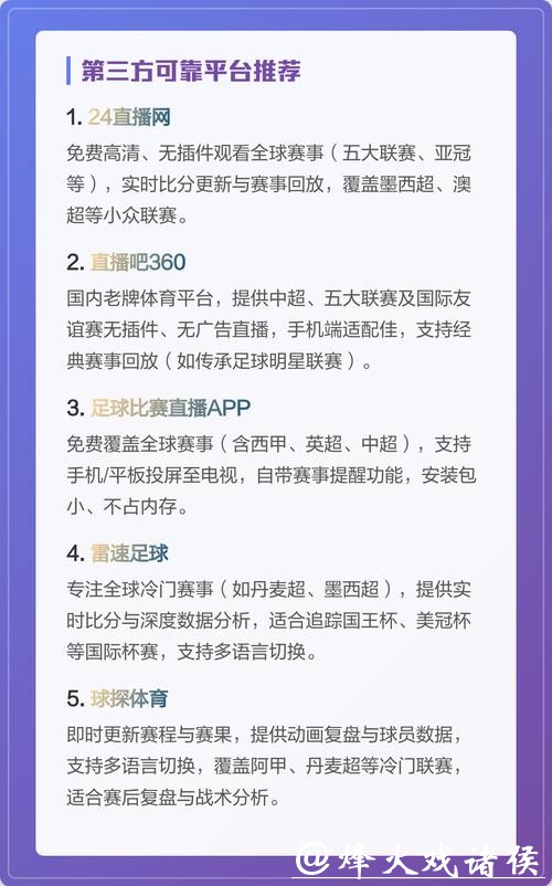 世界杯直播平台攻略：不卡顿超清体验